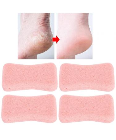 Buy 4 Pack Pumice Stone for Feet - Callus Remover & Pedicure Scrubber (Pink) | Softens & Smooths Hard Skin for Hands & Body - International Shipping Available - Buy Online on GoSupps.com