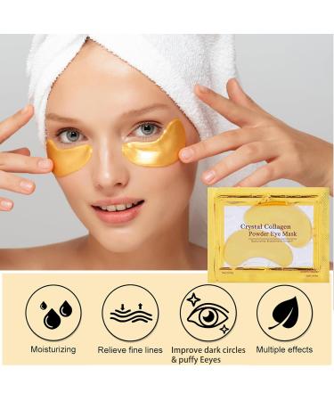 30 Pairs Collagen Crystal Lip Masks & 24K Gold Eye Masks Nourishing Under Eye Patches for Puffy Eyes Moisturizing & Reducing Fine Lines | Premium Lip & Eye Care - Buy Online on GoSupps.com
