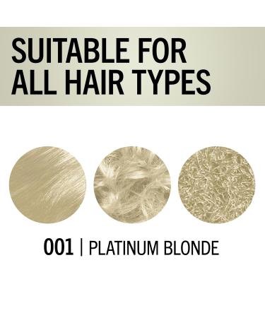 Schwarzkopf Keratin Blonde Hair Dye - Platinum Blonde 001 Ultra Lightening Kit Enriched with Keratin for Up to 9 Levels of Lift - 7.1 Fl Oz - Buy Online on GoSupps.com