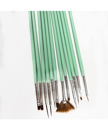 Nail Brushes | Painting Brushes Set with Nail Liner Brush and Nail Pens for Home Use and Professional Nail Salon with Stickers - Buy Online on GoSupps.com