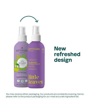 Attitude Hair Detangler for Kids - Hypoallergenic Vegan Spray | Plant-Based Vanilla & Pear 8 Fl oz - Cruelty-Free International Shipping - Buy Online on GoSupps.com