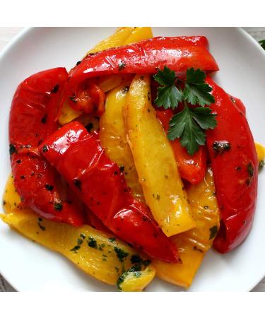 Sanniti Roasted Peppers - 20.5 oz Jar | Premium Quality Italian Peppers - Buy Online on GoSupps.com