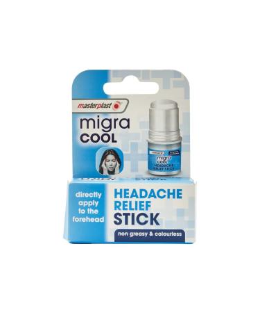 Masterplast Migra Cool Headache Relief Non-Greasy & Colourless Apply Directly onto Forehead Stick 3.6g