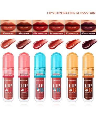 HQDA Moisturizing Lip Gloss Stain Moisturizing and Nourishing Lip Oil NonSticky Long Lasting Jelly Liquid Lipstick Lip Tint and Glaze Makeup Gift for Women 02 - Buy Online on GoSupps.com