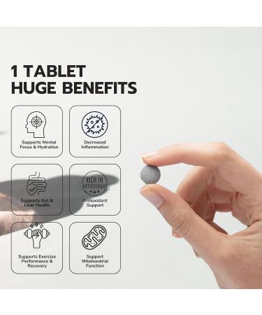 Hydrogen Water Tablets (30 Tablets) - Create 12 PPM Hydrogen-Rich Drinking Water with Magnesium - Shop Internationally - Buy Online on GoSupps.com
