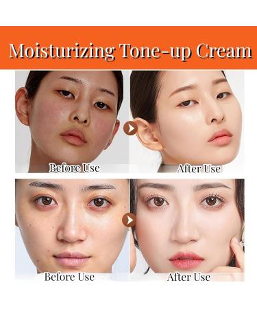 New Irven Five Vitamin C Tone-Up Cream Brightening Face Moisturizing Makeup Cream Deep Hydration Toning Light Cream Conceal Pores Tone Correcting BB Cream Tone-Up Lazy Concealer Face Cream - Buy Online on GoSupps.com