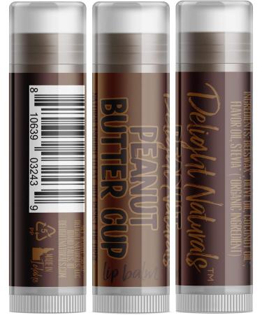 Jumbo Lip Balm - Peanut Butter Cup (0.50 oz) | Organic | Moisturizing | International Shipping - Buy Online on GoSupps.com