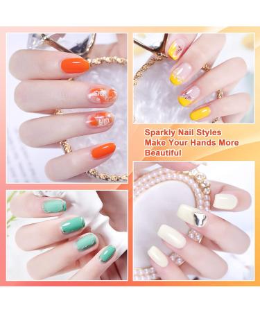 SHOWNAIL 36Pcs Gel Nail Polish Set - Soak Off, Base & Top Coat, Pastel, Neon & Glitter Colors | DIY Nail Collection 33A - Buy Online on GoSupps.com