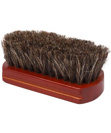 Wainks Wooden Handle Natural Horse Hair Mustache & Beard Brush - Premium Shaving Tool for Men | Ideal for Grooming & Barber Use - Buy Online on GoSupps.com