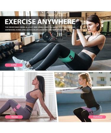 CFX Resistance Bands Set - Non-Slip Design for Hips & Glutes - 3 Levels for Women and Men - Home Fitness Booty Bands for Yoga & Pilates - Buy Online on GoSupps.com