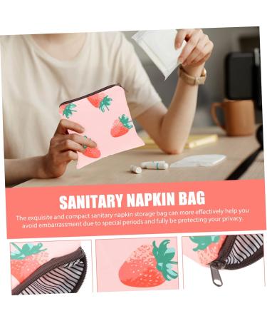 Kalafina 3-St Storage Bag for Women's Bandages & Periods - Small Pay Pad Holder for Girls | Durable Polyester Pocket - Buy Online on GoSupps.com