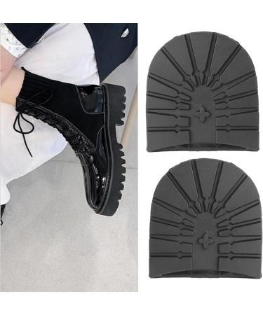 Rubber Front Soles for Boots | Non-Skid & Anti-Slip Soles | Shoe Repair Accessories (Black - Buy Online on GoSupps.com