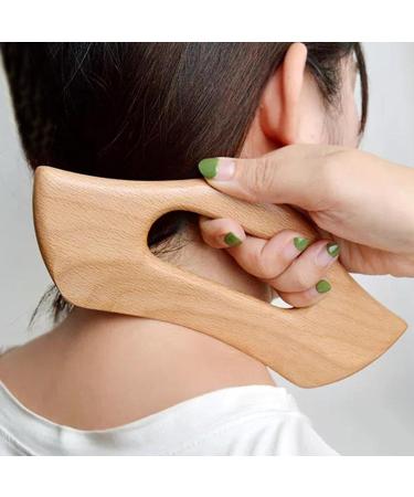 /L Sha Facial ToolsBeech Guasha Tool for Face335 X 787 Inch Sha Tools for Head Face Shoulders Neck and Other Body Parts Noble - Buy Online on GoSupps.com