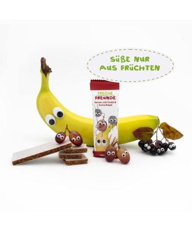 Buy Cheeky Friends Organic Fruit Bars - Rote Traube Aronia & Banana No Added Sugar Kids & Babies 1+ 6x (4x23g) - Healthy Snack Option - Buy Online on GoSupps.com