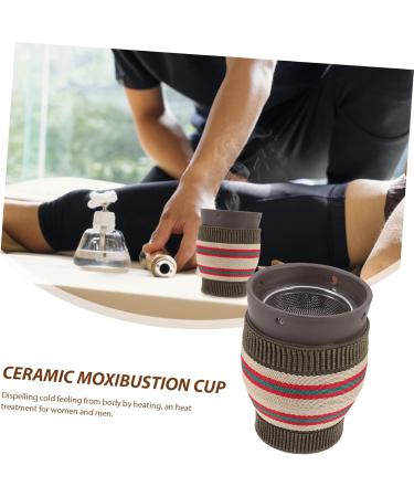 Buy Moxibuspot Portable Massager Set | Ceramic Cupping & Gua Sha Cup | Moxibustion Tank & Body Accessories - International Shipping Available - Buy Online on GoSupps.com