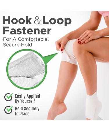 GT Soft Organic USA Cotton Elastic Bandage Set | Latex-Free White | 4 & 3 Wraps | Washable Reusable | Single Hook & Loop Closure - Buy Online on GoSupps.com
