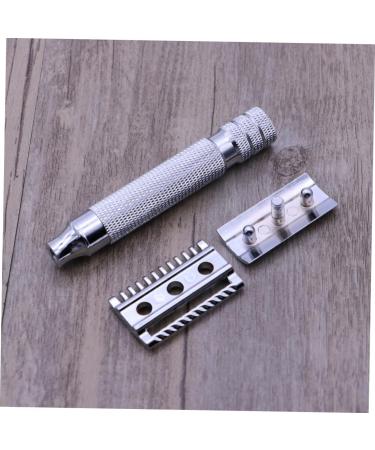 Minkissy Men's Razor Set | 3-in-1 Shaving Kit with Solid Wood Handle | Premium Shaving Blades for Smooth Shave | International Shipping Available - Buy Online on GoSupps.com