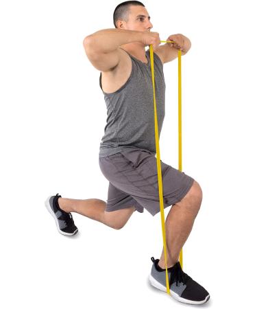 ProsourceFit Xfit Power Resistance Bands - Heavy Duty 41 for Cross-Training Pull-Ups and Full Body Workouts | 10-35lbs Yellow - Buy Online on GoSupps.com