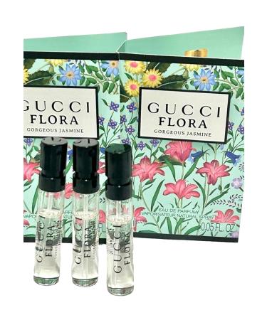 Gucci Flora Sample Perfume Flora Gorgeous Jasmine Perfume Women EDP Spray 1.5 ml / 0.05 oz (set of 3) - Buy Online on GoSupps.com