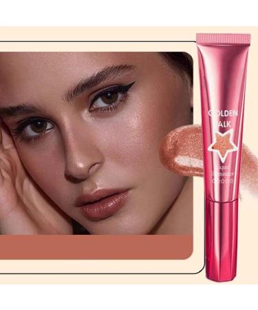 Liquid Highlighter Highlighter Makeup for Face and Body contour stick liquid highlighter makeup 18ml Lightweight Illuminator Makeup Highlighter Cream Long Lasting 03 1 count Pack of 1 - Buy Online on GoSupps.com