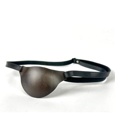 Premium Black Leather Eye Patch for Men & Women | Slim Design for Comfort - Buy Online on GoSupps.com