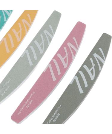 Nail File Set Different Shape Nail File Manicure Tools 9 Piece Quick Trim for Acrylic Nails - Buy Online on GoSupps.com