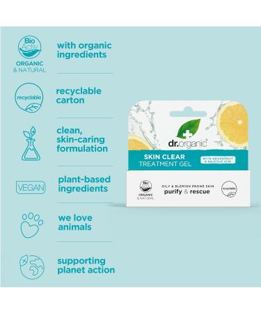 Dr Organic Tea Tree Treatment Gel 5 in 1 | Buy Internationally | Natural Skin Care Solution - Buy Online on GoSupps.com