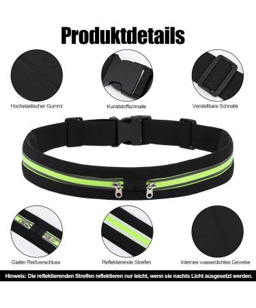 Yamitora 2-Piece Sports Belt Running Bag for Cell Phones - Lightweight & Adjustable | International Shipping - Buy Online on GoSupps.com