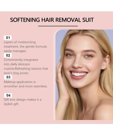 Women's Facial Hair Removal Cream - Gentle and Painless Moisturizing Hair Remover for Women - Eyebrows - Upper Lip - Beard - Neck - Home - Travel - Buy Online on GoSupps.com