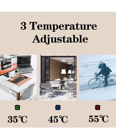 Buy Electrically Heated Scarf - Temperature Adjustable USB Neck Heating Pillows for Women & Men | Wireless Thermal Neck Support for Neck Pain Relief - White - Buy Online on GoSupps.com