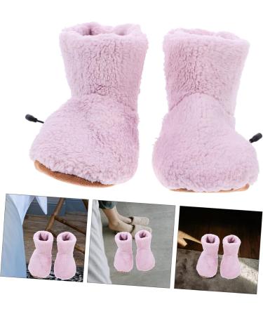 Buy Housoutil Electric Warm Shoes - Plush Winter Foot Warmers 27x9cm Men's Heated Slippers Perfect for Cold Weather - Buy Online on GoSupps.com