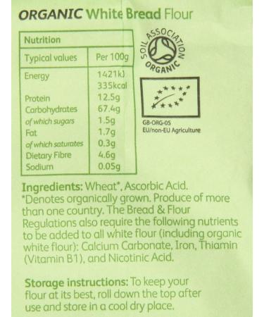 Doves Farm Organic strong white bread flour 15 kg Pack of 2 - Buy Online on GoSupps.com