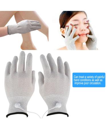 TENS Electrodes - Massage Gloves for Electrotherapy | 1 Pair Conductive for TENS Stimulation - Buy Online on GoSupps.com