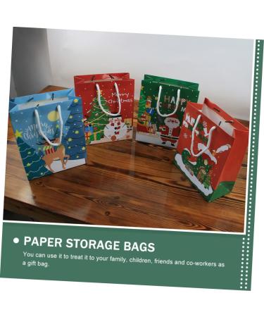 ABOOFAN 12pcs Christmas Tote Bag Bags Tote Bags Party Supplies Festival Packing Bag Paper Christmas Bag 23X19X9CM Assorted Color - Buy Online on GoSupps.com