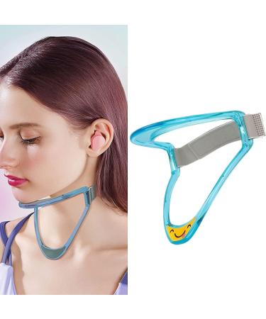 SSDDDLZEQ Neck Support - Pain Relief & Traction for Home Office | Correct Neck Curvature (Blue) - Buy Online on GoSupps.com