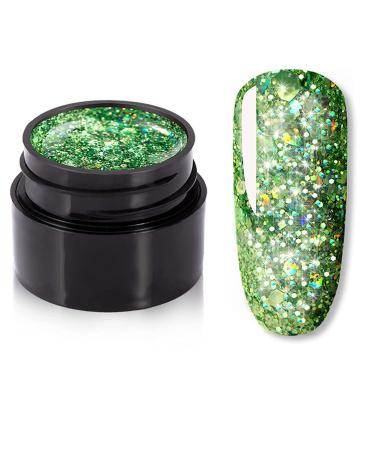 Glitter Diamond Gel Nail Polish Bright For Glitter Painting Nail Art Design Poly UV Top Base Primer For Manicure (8)