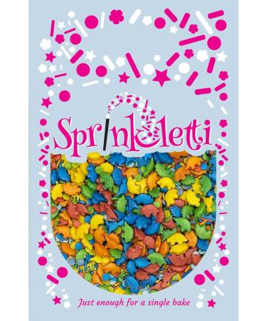 Kids Themed Sprinkletti Mixes - Set of 4 Pouches for Cake Toppers - 4x30g Edible Cupcake Decorations - Perfect for Secret Santa & Mermaid Parties - Buy Online on GoSupps.com