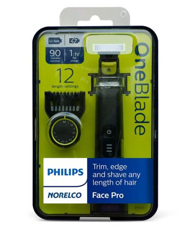 Philips Norelco OneBlade Pro QP653080 Electric Trimmer & Shaver with 3 Replacement Blades - Buy Online on GoSupps.com