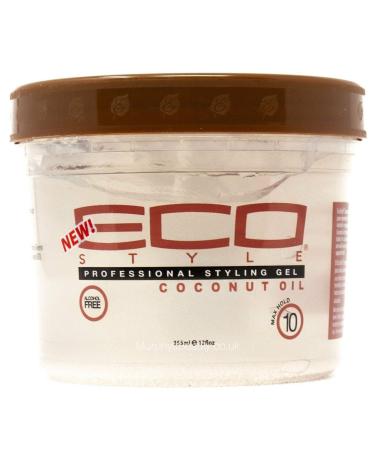 Eco Style Coconut Oil Styling Hair Gel 355ml/12oz