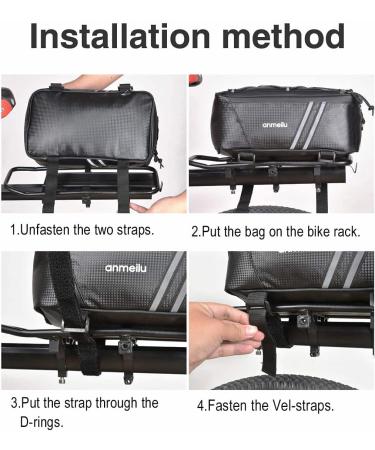Bike Rack Bag - Rear Rack Trunk Bag for Bicycles | Waterproof & Compact 7L Storage Pack for Ebike, Folding Bike, and Fat Tire Bicycle - Buy Online on GoSupps.com