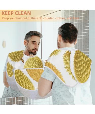 Durian Beard Bib Apron - Men's Beard Hair Catcher | Perfect Gifts for Dad & Husband - Fathers Day Anniversary Christmas - Buy Online on GoSupps.com
