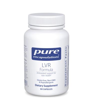 Pure Encapsulations LVR Formula | Hypoallergenic Supplement with Antioxidant Support for Liver Cell Health | 60 Capsules 60 Count (Pack of 1)