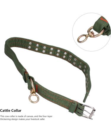 BAOFUYA Adjustable Canvas Cow Collar - Durable Metal Buckle for Farm Animals - High-Quality Cattle Collar for International Shipping (M) - Buy Online on GoSupps.com