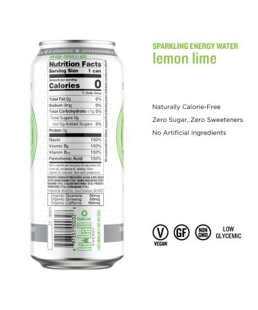 Hiball Clean Energy Seltzer Water 8-Pack - Caffeinated Sparkling Water with Vitamin B12 & B6 - Sugar-Free Variety Pack - 16 Fl Oz x 8 - Buy Online on GoSupps.com