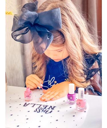 Buy Miss Nella Nail Dryer - Odorless Water-Based & Safe for Kids | Pink Glitter Nail Care - Buy Online on GoSupps.com