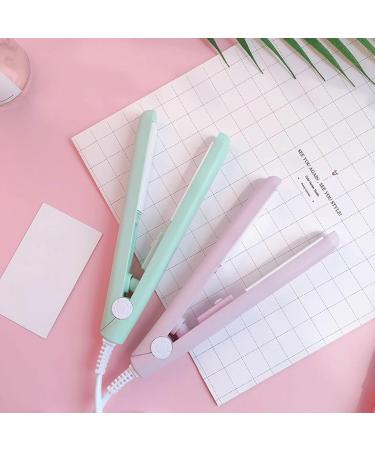 2 in 1 Mini Straightening Iron & Curling Tool - Ceramic Tourmaline Flat Iron for Effortless Hair Styling | Shop Now - Buy Online on GoSupps.com