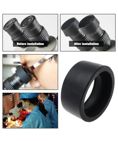 4PCS Soft Rubber Eyepiece Covers for 32-36mm Stereo Microscope - Eye Guards Shield Cups - 2 Oblique Angle & 2 Flat Angle Black - Buy Online on GoSupps.com