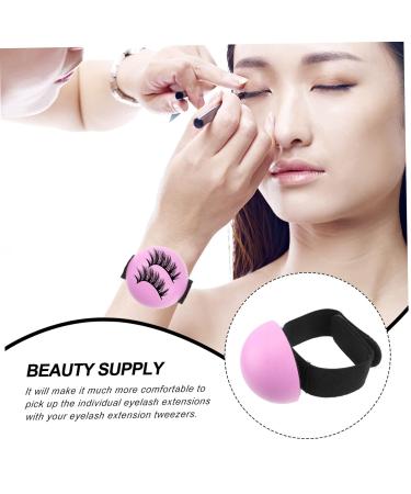 FOMIYES 2 Sets Eyelash Board & Curler - Pink 6x6cm Eyelash Holder for Fake Eyelashes - Perfect for Lash Artists - Buy Online on GoSupps.com