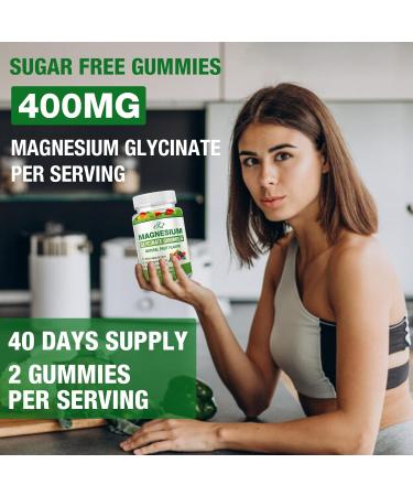 Magnesium Glycinate Gummies for Adults and Kids 600mg High Absorption Potassium Magnesium Supplement for Sleep Magnesium L-Threonate 160 Count - Buy Online on GoSupps.com