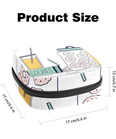 Women's Portable Period Kit Bag - Bonds Storage for Biscuits & Juice | Stylish & Functional Feminine Product Organizer - Buy Online on GoSupps.com